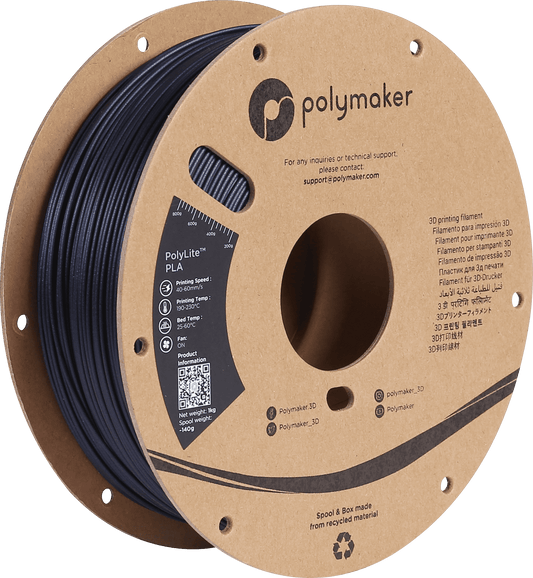 Polymaker PolyLite PLA Filament Sparkle Dark Blue 1,75mm 1KG