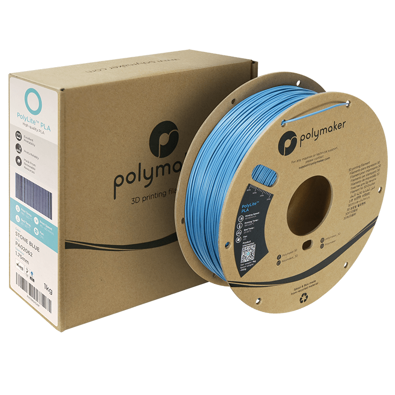 Polymaker PolyLite PLA  Filament Stone Blue 1,75mm 1KG