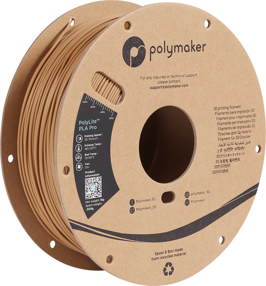 Polymaker POLYLITE™ PLA PRO 3D filament Army Beige Jam free 1.75 mm 1KG