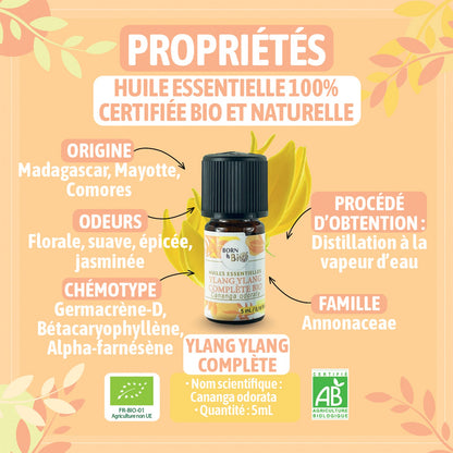 Organic complete Ylang ylang essential oil-1
