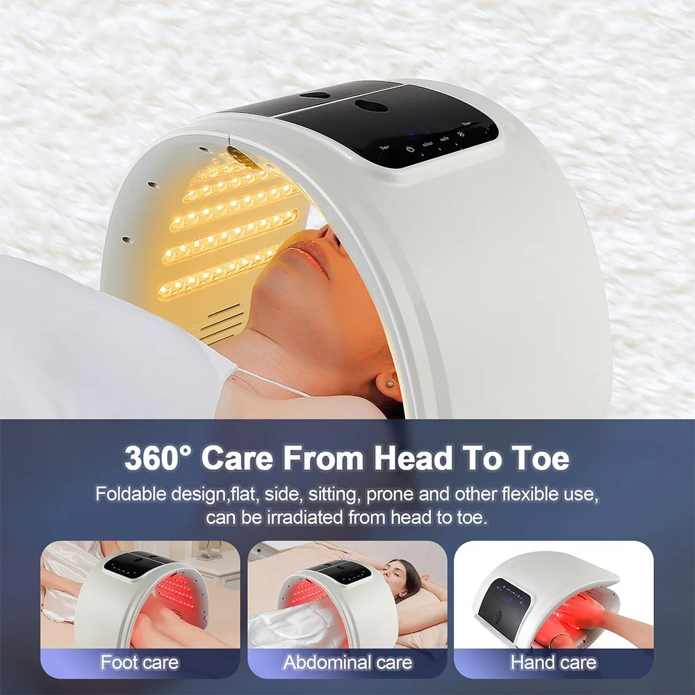 Revitaliseer uw huid met de ForeverLily LED Gezichtsmasker PDT-machine – 7 Kleur Photon Therapie voor ultieme spa-kwaliteit verjonging en verfrissende nano-nevel!