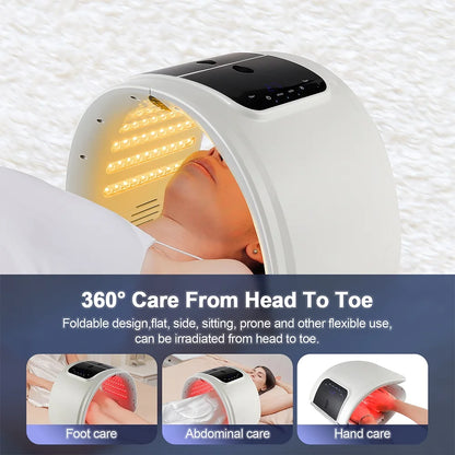 Revitaliseer uw huid met de ForeverLily LED Gezichtsmasker PDT-machine – 7 Kleur Photon Therapie voor ultieme spa-kwaliteit verjonging en verfrissende nano-nevel!