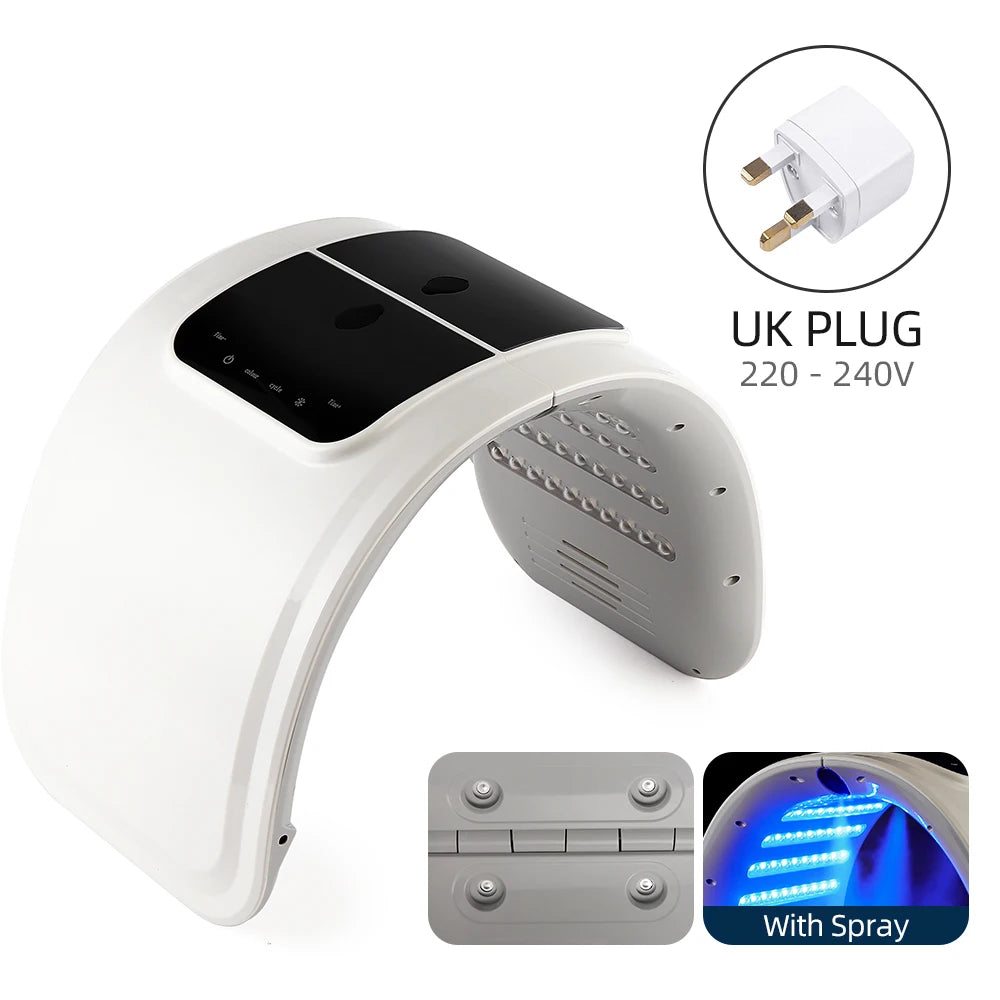 Revitaliseer uw huid met de ForeverLily LED Gezichtsmasker PDT-machine – 7 Kleur Photon Therapie voor ultieme spa-kwaliteit verjonging en verfrissende nano-nevel!