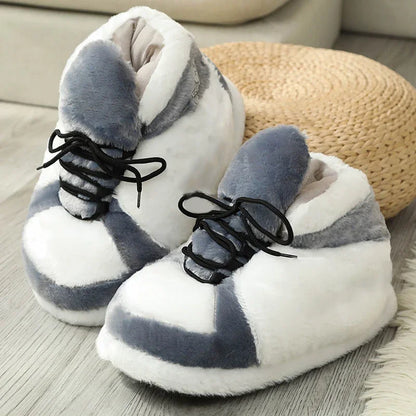 Schattige Cartoon Dier Plush Slippers - Gezellige Katoenen Winter Footwear voor Mannen en Vrouwen