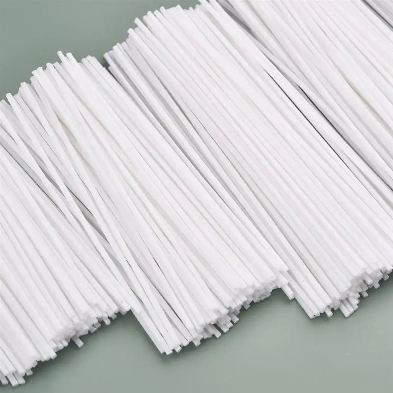 Candle Wicks with Sustainers | Pre-Tabbed Cotton Wicks for Candle Making | Multiple Lengths & Bulk Packs