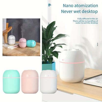 Compact 220ml Mini Cup USB Luchtbevochtiger met Mist Spray – Dubbele Functie Aroma Essentieel Olie Diffuser voor Uw Auto