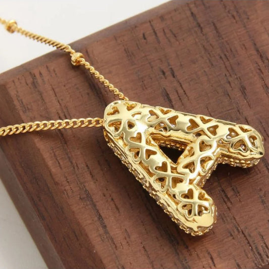 Prachtige Luxe Zirkon Kristal 26 Engelse Letters RVS Kettingen voor Vrouwen – Trendy Choker Ketting Sieraden Groothandel