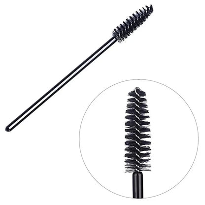 Premium Wegwerp Wimperspenselen - 50/1000 Stuks Wimpersuite en Oogbrauw Applicator Wandjes voor Perfecte Make-up Toepassing