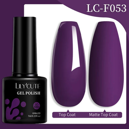 LILYCUTE 7ML Snelle-Extensions Nagelgel - Semi-permanente Acryl Kristalwit & Helder Nude Nagellak voor Prachtige UV Opbouw