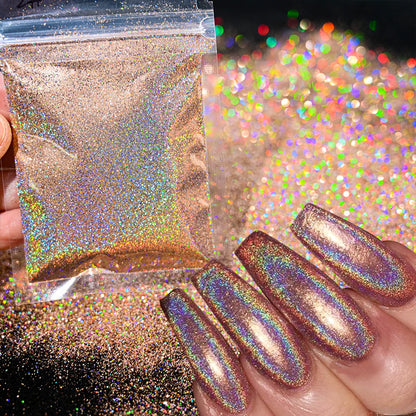 10g Blauw Groene Gloei-in-het-Donker Nagelpoeder - Luminieuze Pigmentstof voor Indrukwekkende Sieraden en Knutsel Decoraties