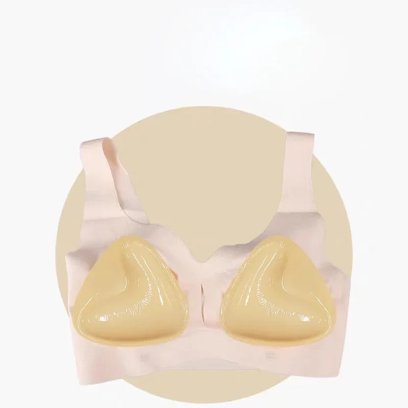 Revolutionaire Zelfklevende Push-Up Bh Inzetstukken - Herbruikbare Dubbelzijdige Vulingen voor de Ultieme Borstlift!