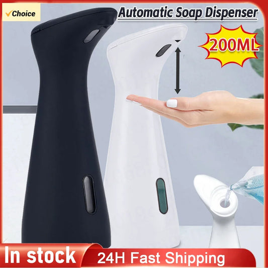 Upgrade je hygiëne met een 200ML contactloze automatische zeep- en handdesinfecterend dispenser - Slimme vloeibare zeepcontainer met sensortechnologie