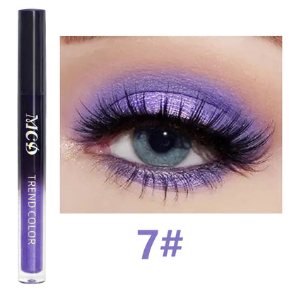 Glamoureuze 13-kleur Waterdichte Vloeibare Oogschaduw Palette - Hoge Glans, Langhoudend en Vlekbestendige Make-up voor Indrukwekkende Looks