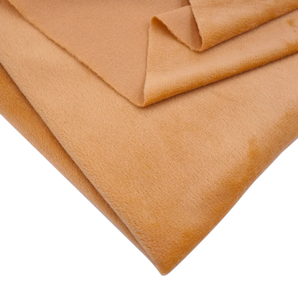 Super Soft Plush Minky Fabric Solid Color Fleece for Dolls Toys DIY Sewing Patchwork Home Textile