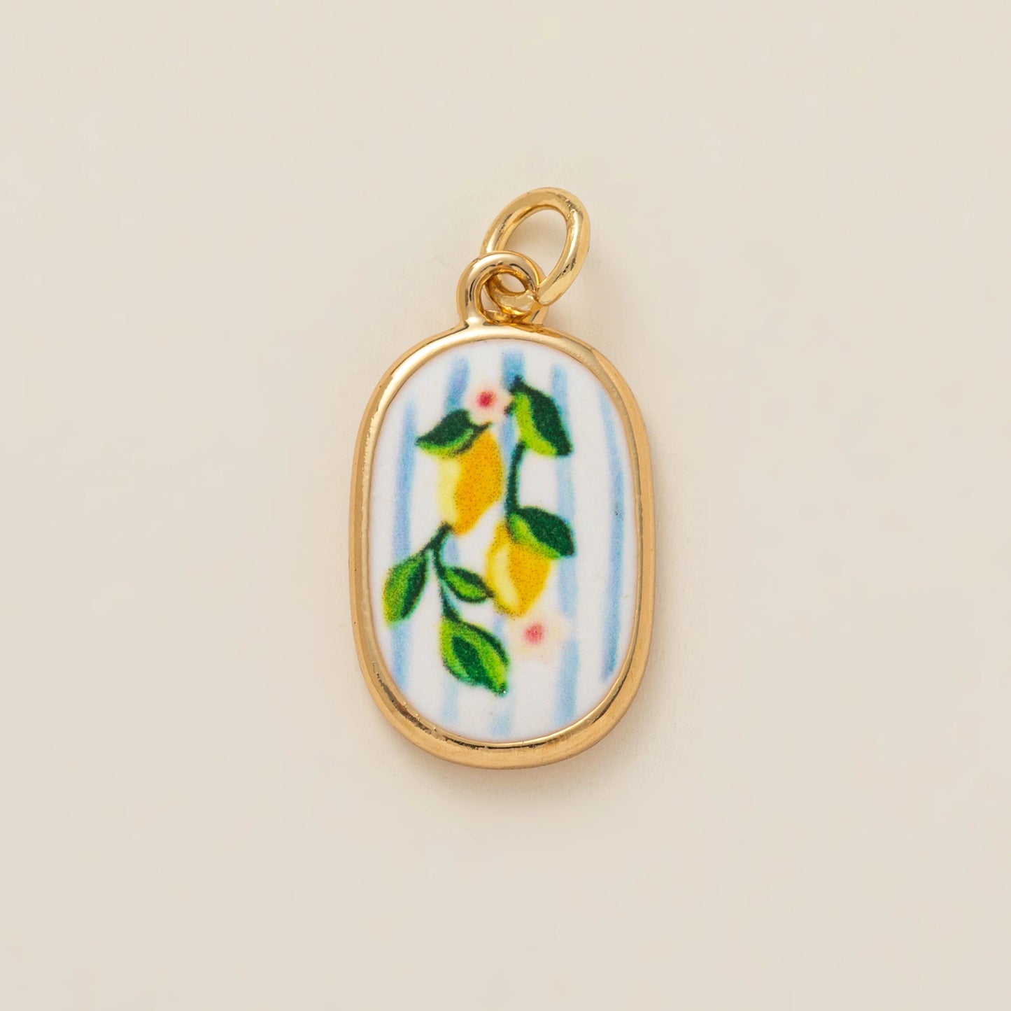 Flower Enamel Charms Tulip Fruit Pendants DIY Jewelry