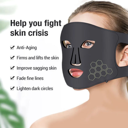 Verjong uw huid met onze multi-golfbreedte rode lichttherapie masker – 460nm, 660nm, & 850nm LED schoonheidsapparaat voor een jeugdige, stralende huid en rimpelherstel!