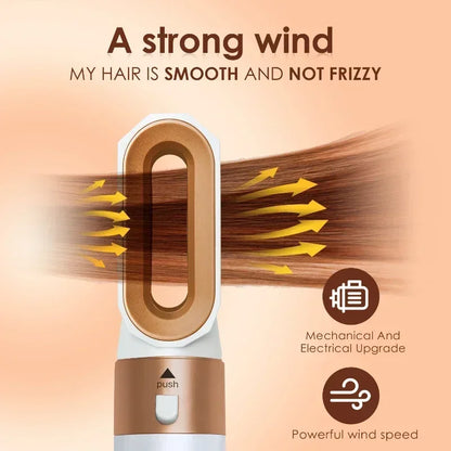 Ultieme 5-in-1 Styling Tool Set: Professionele Haardroger, Hete Kam, Krultang en Steilijzer voor Dyson Airwrap - Jouw All-in-One Oplossing voor Gorgeous Haar Thuis!