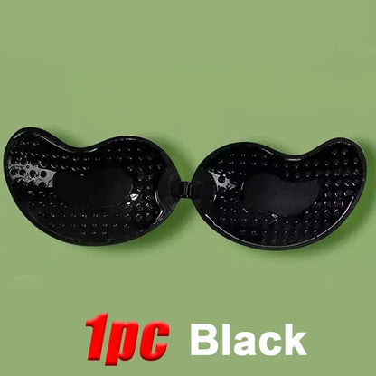 Ultimate Onzichtbare Strapless Hechtdolle Push-Up Beha voor Dames - Naadloze Siliconen Tepelcovers en Bralette Lingerie