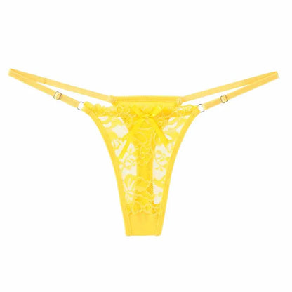 Sexy Lingerie Culotte van Verstelbare Kant voor Vrouwen, Lage Taille en Ademend