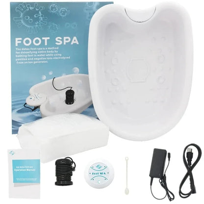 Revitalizeer je voeten met onze ionische detox voetbadmassager – elektrische spa-machine voor diepe reiniging en ontspanning!