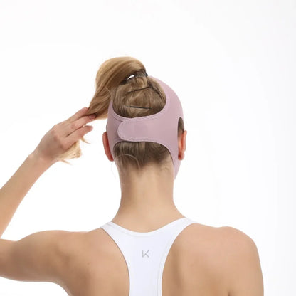 Revitaliserende V-Lijn Gezicht Slimmende Band voor Vrouwen - Anti-Rimpel Kin en Wang Lift Strap voor Ultieme Gezichtsmassage en Huidverzorging