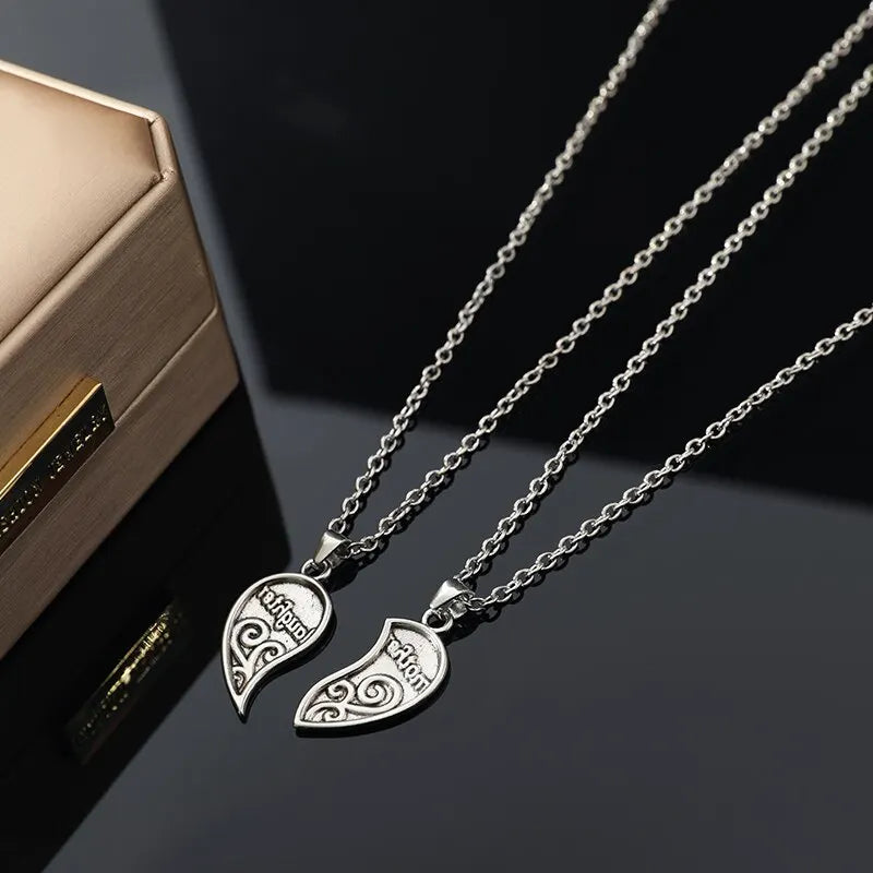 Charmante Antiek Zilver Sieraden Set voor Moeders en Dochters: Een Mooie Expressie van Liefde en Stijl