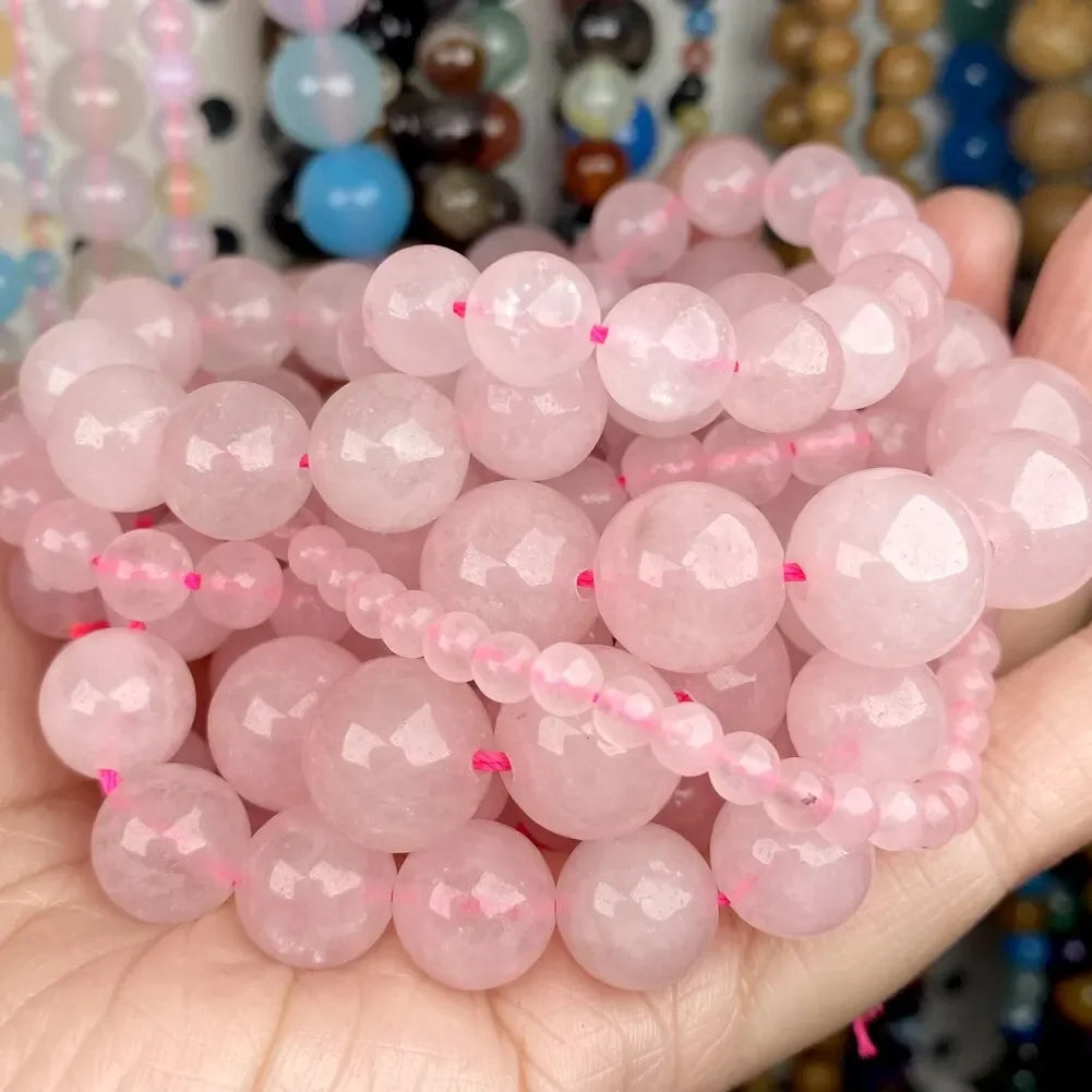 6mm Natural Stone Beads Malachite Amethyst Lapis Rose Quartz Lava Round Gemstone Beads 15 Inch Strand Jewelry Making