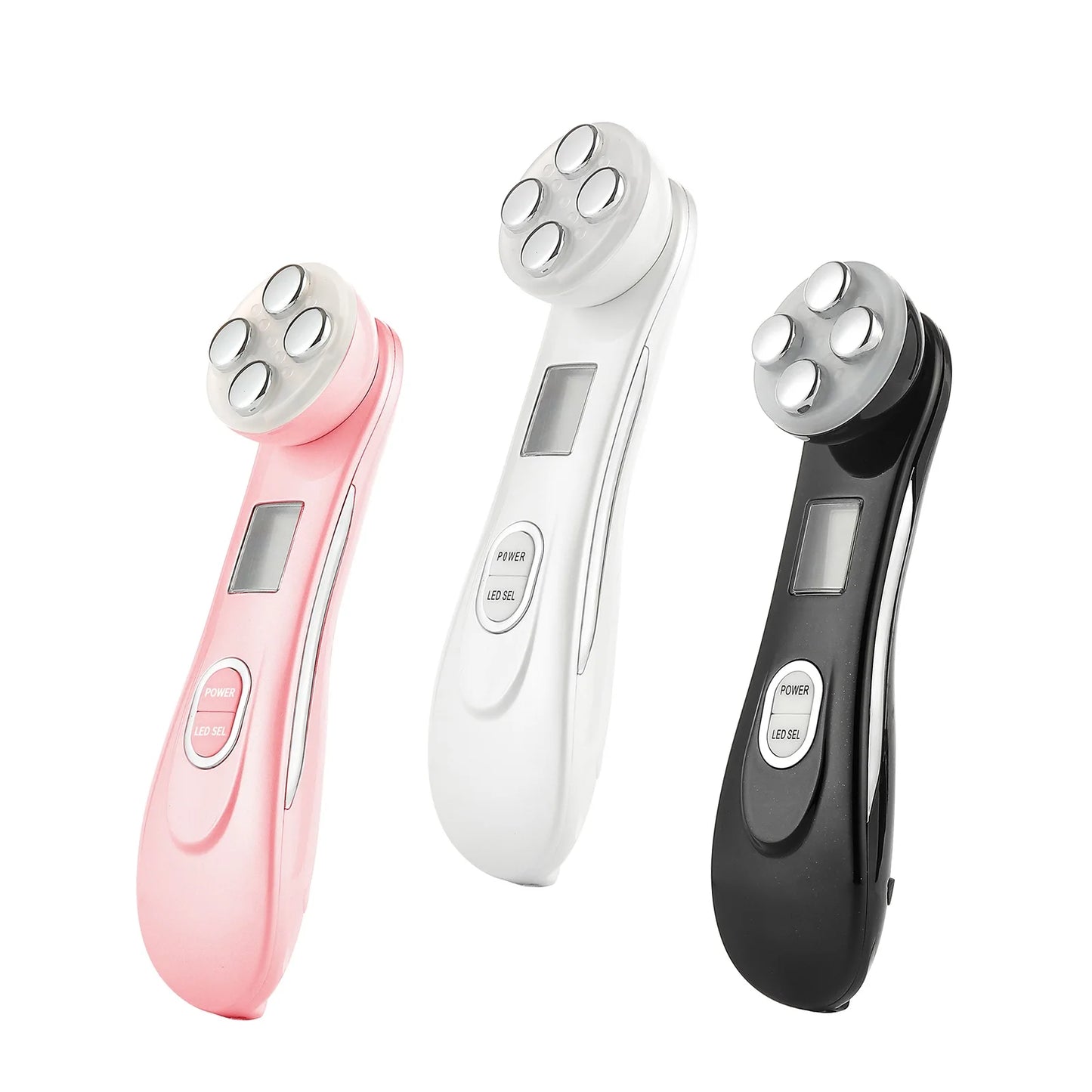 All-in-One RF Radiofrequentie EMS LED Schoonheidsapparaat voor Huidverstrakking, Lift en Rimpelbestrijding - Gezichtsmassager voor een Stralende Huid