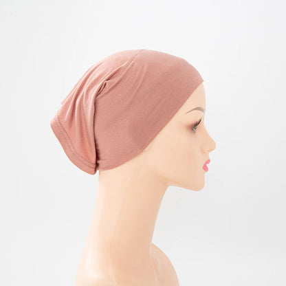 Chic en Stijlvol 56-Kleurige Vrouwen Binnen Hijab Tube Muts - Premium Bamboe Jersey Onderheadscarf voor Moslim Mode