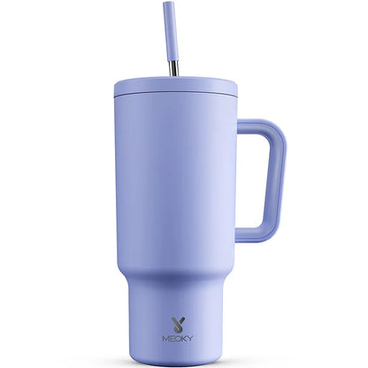 Meoky 40oz RVS Reistumbler - Stijlvolle Multi-Prints, Lekvrij Ontwerp, Perfect voor Koffie, Water en Cadeaus voor Onderweg!