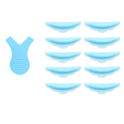 Ultieme Wimperpermanentset: 5 Pairs Siliconen Pads, Y Borstel en 3D Wimperkruller voor Perfecte Wimperlifting