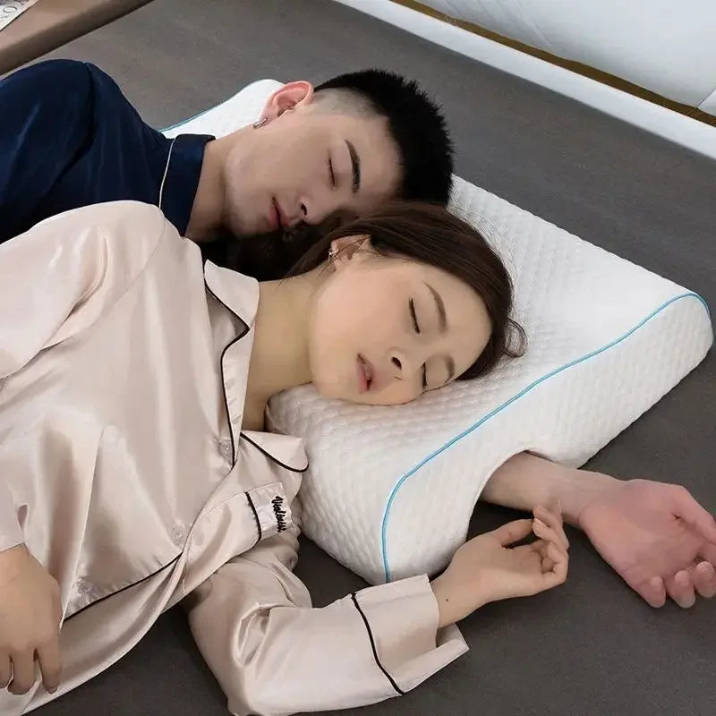 Luxe Orthopedische Geheugenfoam Cervicale Zijslaper Kussen - Zacht, Ademend en Langzaam Terugverend voor Ultiem Comfort voor Stellen
