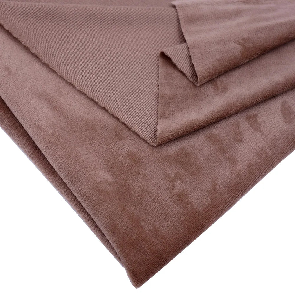 Super Soft Plush Minky Fabric Solid Color Fleece for Dolls Toys DIY Sewing Patchwork Home Textile