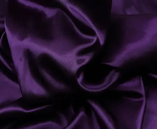 Satin Imitation Silk Fabric 150cm Wide Polyester Lining Cloth for Dresses Decor DIY Sewing by Meter