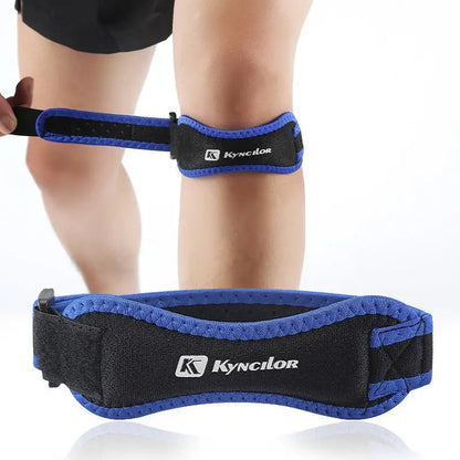 Verstelbare Knieschijf Steunband met Compressiepad - Ultiem Comfort voor Basketbalfans!