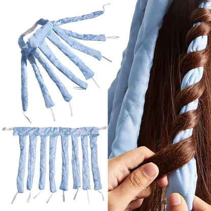 Revolutionaire Warmtevrije Haar Kruller - Zachte Schuim Octopus Rollen voor Moeiteloze Golven & Krullen, Perfect voor Ontspannen Slaapstijlen!