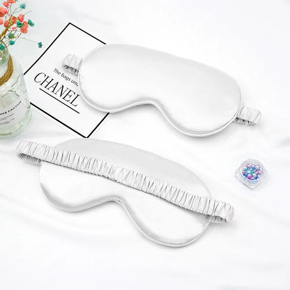 Luxe Imitatie Zijde Oogmasker – Perfect voor Reizen en Ontspanning – Zacht Oogzorgproduct voor Rustgevende Slaap en Oogbescherming