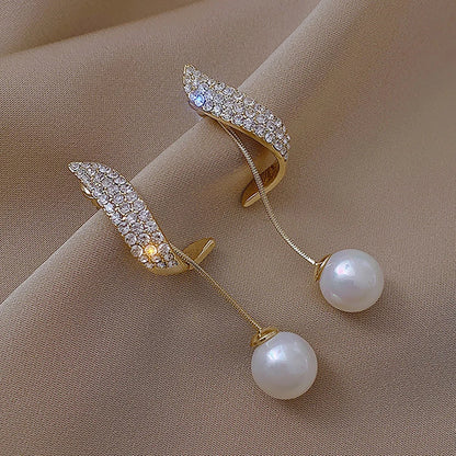 Chic Geometrische Onregelmatige Ronde Metaal Pareloorbellen voor Vrouwen - 2024 Minimalistische Stijl en Unieke Persoonlijkheid - Perfect Trendy Sieraad Geschenk!