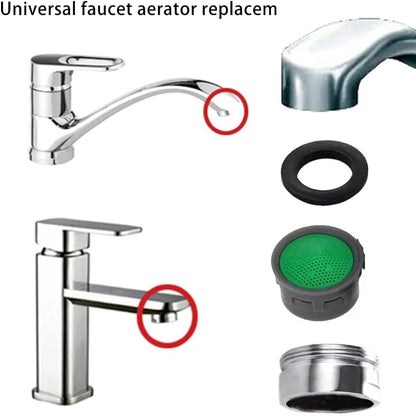 Set van 10 Fonteinkraanfilters - Premium Kraanaerator Invoegen - Essentiële Dopsvervanging voor Verbeterde Waterdoorstroomcontrole