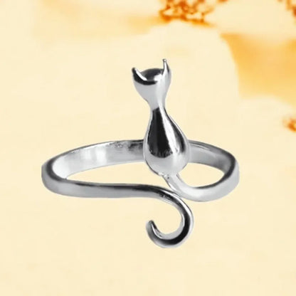 Exquisite 925 Sterling Zilveren Kat Ringen voor Dames - Luxe Designer Sieraden voor Verlovingen en Speciale Gelegenheden