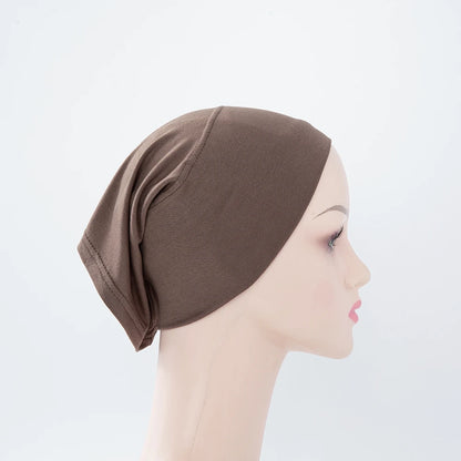 Chic en Stijlvol 56-Kleurige Vrouwen Binnen Hijab Tube Muts - Premium Bamboe Jersey Onderheadscarf voor Moslim Mode