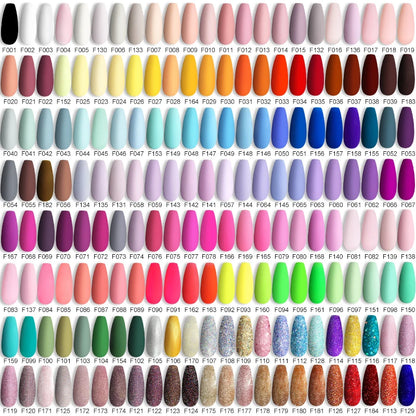 LILYCUTE Donkerbruine Gele Nail Polish Collectie: Herfst-Winter Chocolade, Wijnrood en Karamel Kleuren voor Prachtige Manicure Kunst