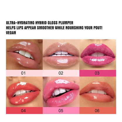 Bereik Weelderige Lippen met PLUMP POUT Lip Plumping Booster Gloss - Hoge Glans, Extreme Glans, en Kristalvolume Lipolie voor een Volle, Mooie Lippen!
