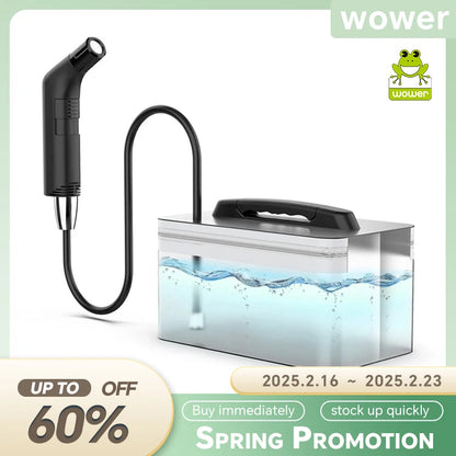 Ervaar ultieme netheid overal met de Wower Draagbare Elektrische Bidet - 2,3L Oplaadbare Shattaf voor Reizen en Kamperen!