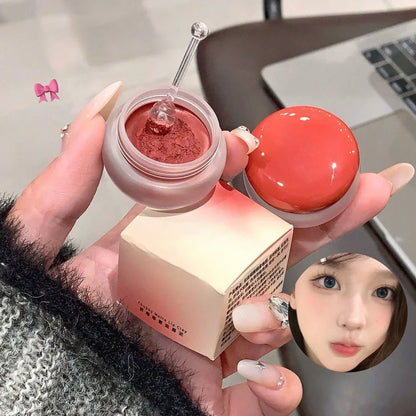 Luxe Matte Lip Mud Blush - Veelzijdige Waterdichte Kleilippenstift voor Indrukwekkende, Langdurige Kleur! Niet-plakkerige Bekergemiddelde Formule in Stralende Rode Tint - Mousse Cosmetics voor Prachtige Lippen!