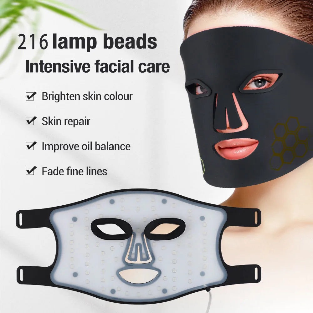 Verjong uw huid met onze multi-golfbreedte rode lichttherapie masker – 460nm, 660nm, & 850nm LED schoonheidsapparaat voor een jeugdige, stralende huid en rimpelherstel!