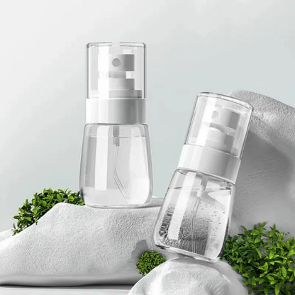 Set van 2 Mini Fijne Mist Spuitflacons – Draagbare, Navulbare Alcohol Atomizers voor Huidverzorging en Schoonheid Essentials