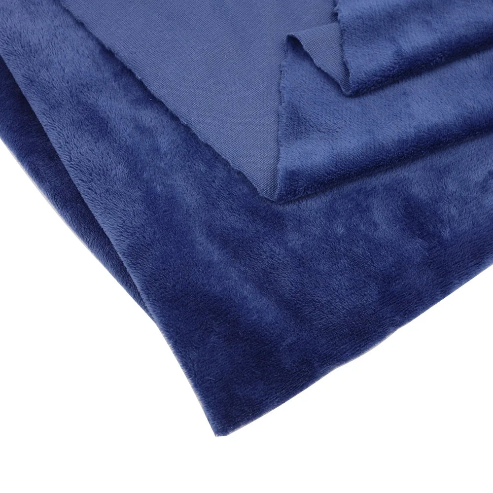 Super Soft Plush Minky Fabric Solid Color Fleece for Dolls Toys DIY Sewing Patchwork Home Textile