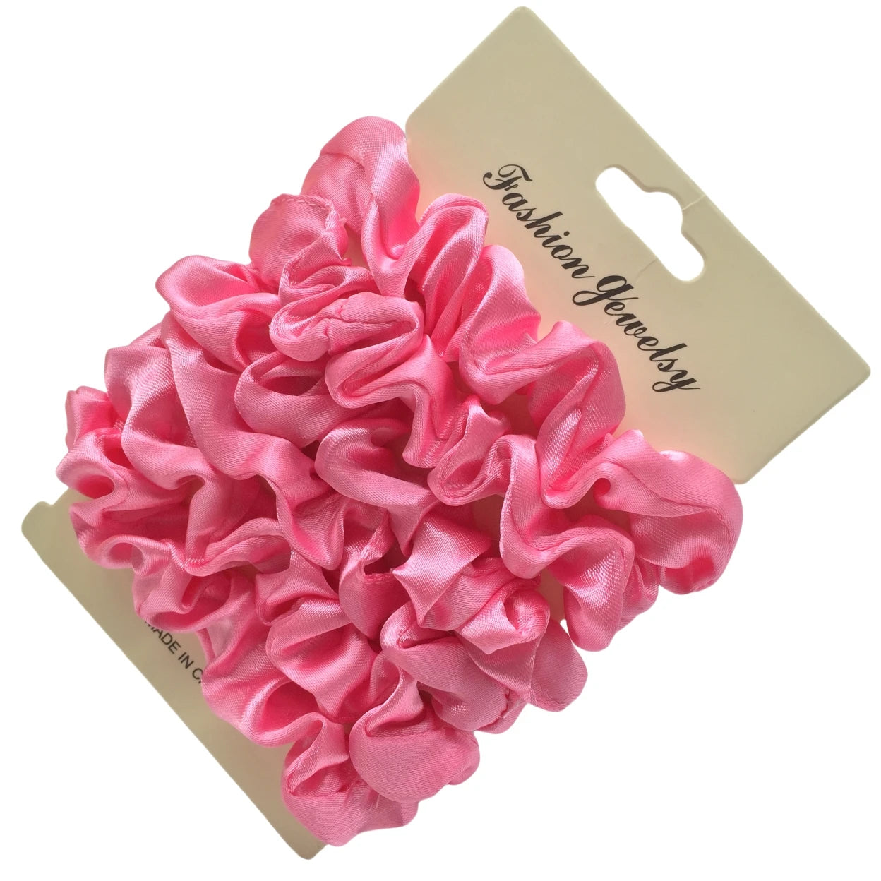 Charmante Satijnen Haarelastiekjes Set - 6 of 5 Stuks Schattige Paardenstaart Accessoires in Zwart voor Stijlvolle Vrouwen