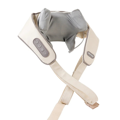 Luxe Foreverlily Draadloze Nek- en Rugmassageapparaat - Ultieme Kneedschuil voor Nek, Schouders en Cervicale Ontspanning